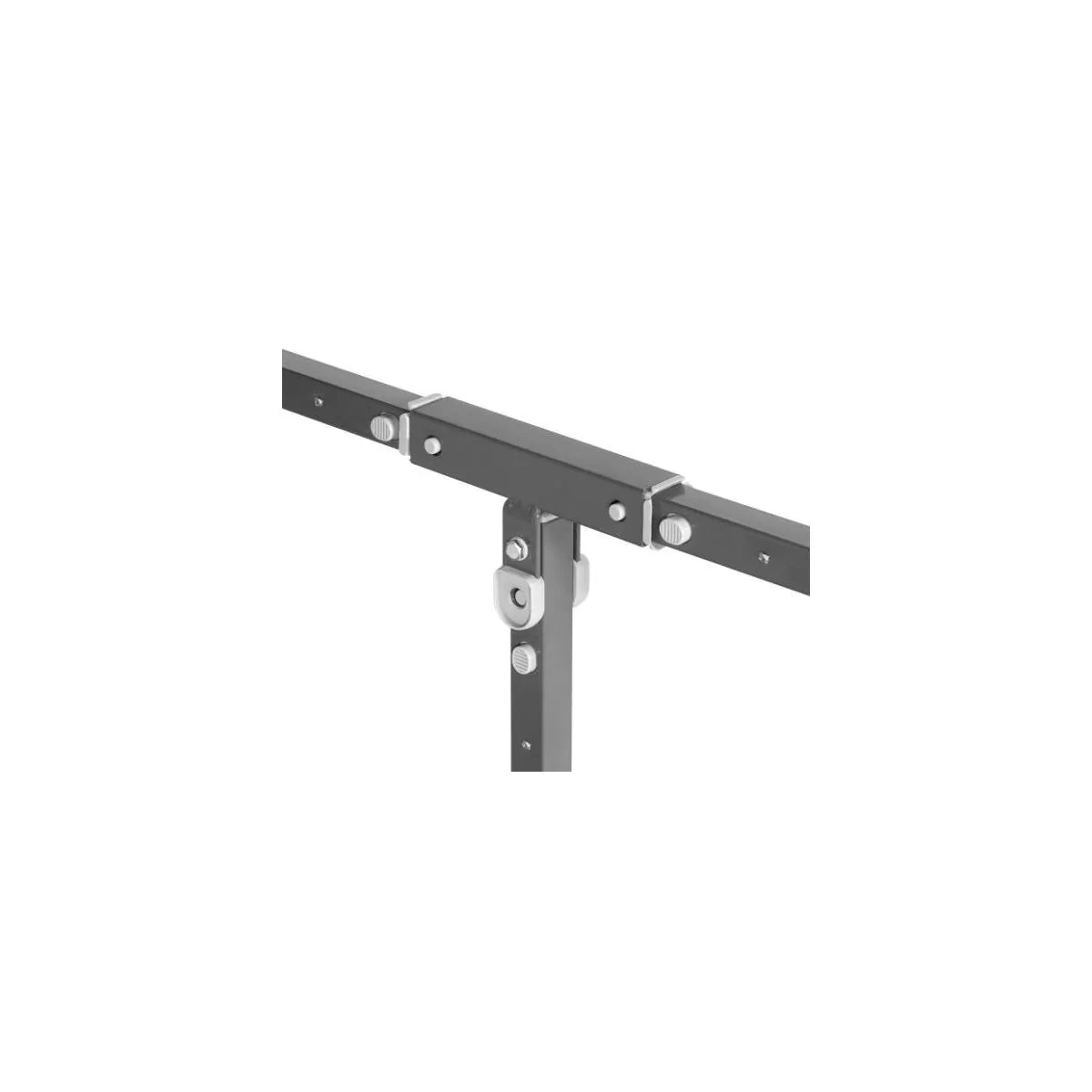 Jupe de rail, 15' (4,5 m) Pro, quincaillerie, acier, gris