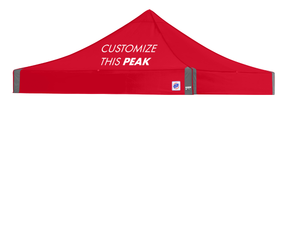 Toit 10' x 10' Professionnel avec Impression en Fusion