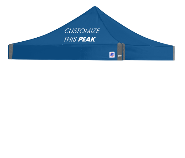 Toit 10' x 10' Professionnel avec Impression en Fusion