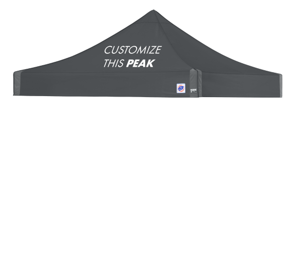 Toit 10' x 10' Professionnel avec Impression en Fusion