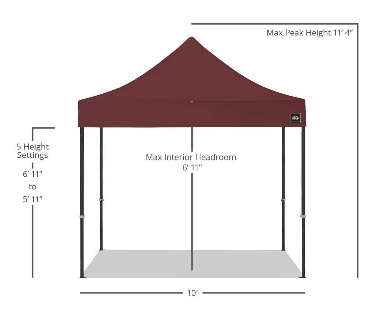 Endeavor® 10' x 10' Canopy