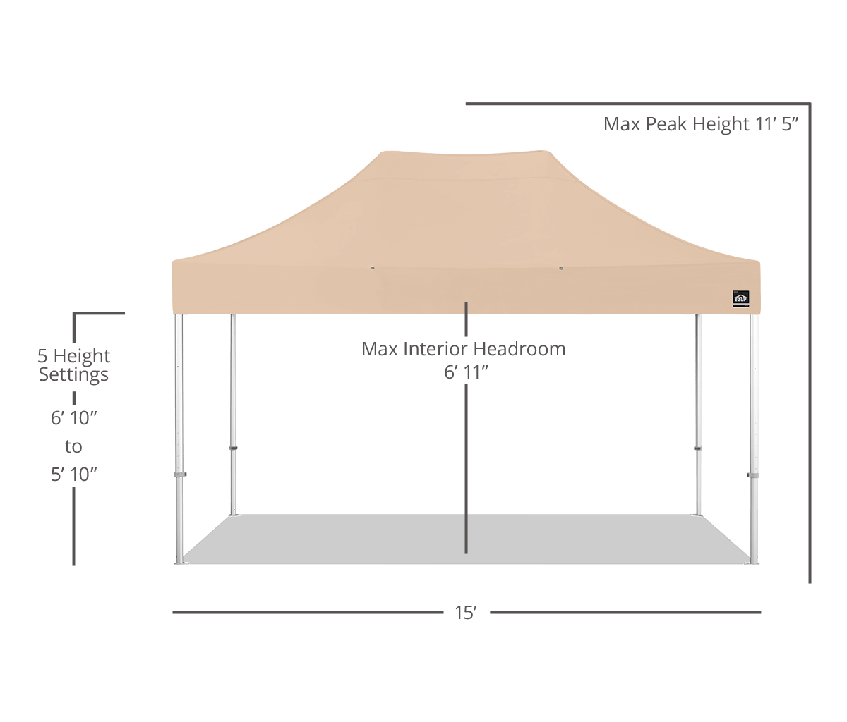 Abri Endeavor® 10' x 15'