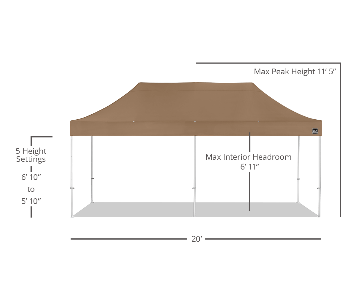Endeavor® 10' x 20' Canopy