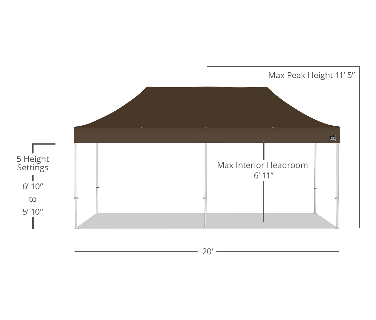 Endeavor® 10' x 20' Canopy