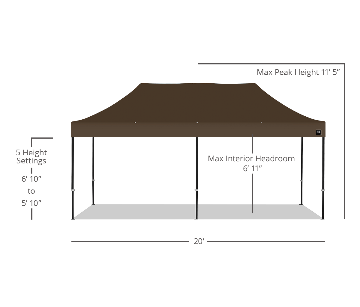 Endeavor® 10' x 20' Canopy