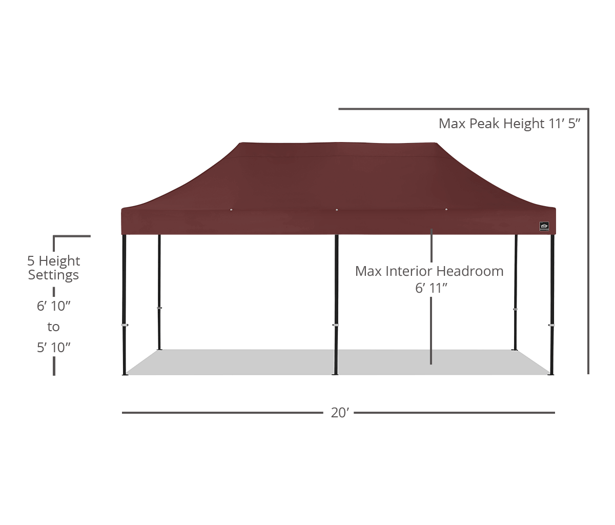 Endeavor® 10' x 20' Canopy