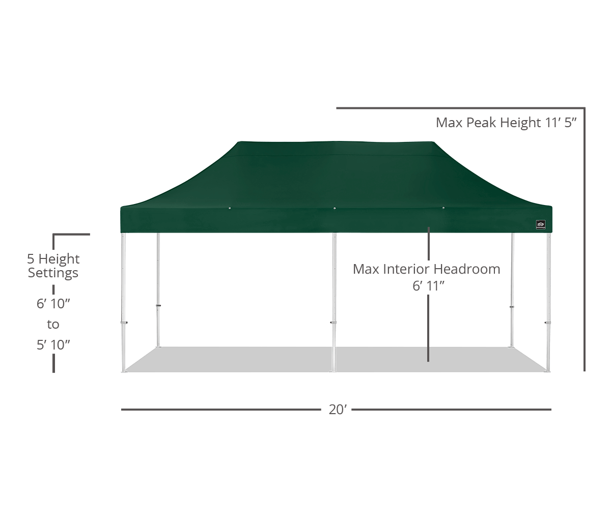 Endeavor® 10' x 20' Canopy