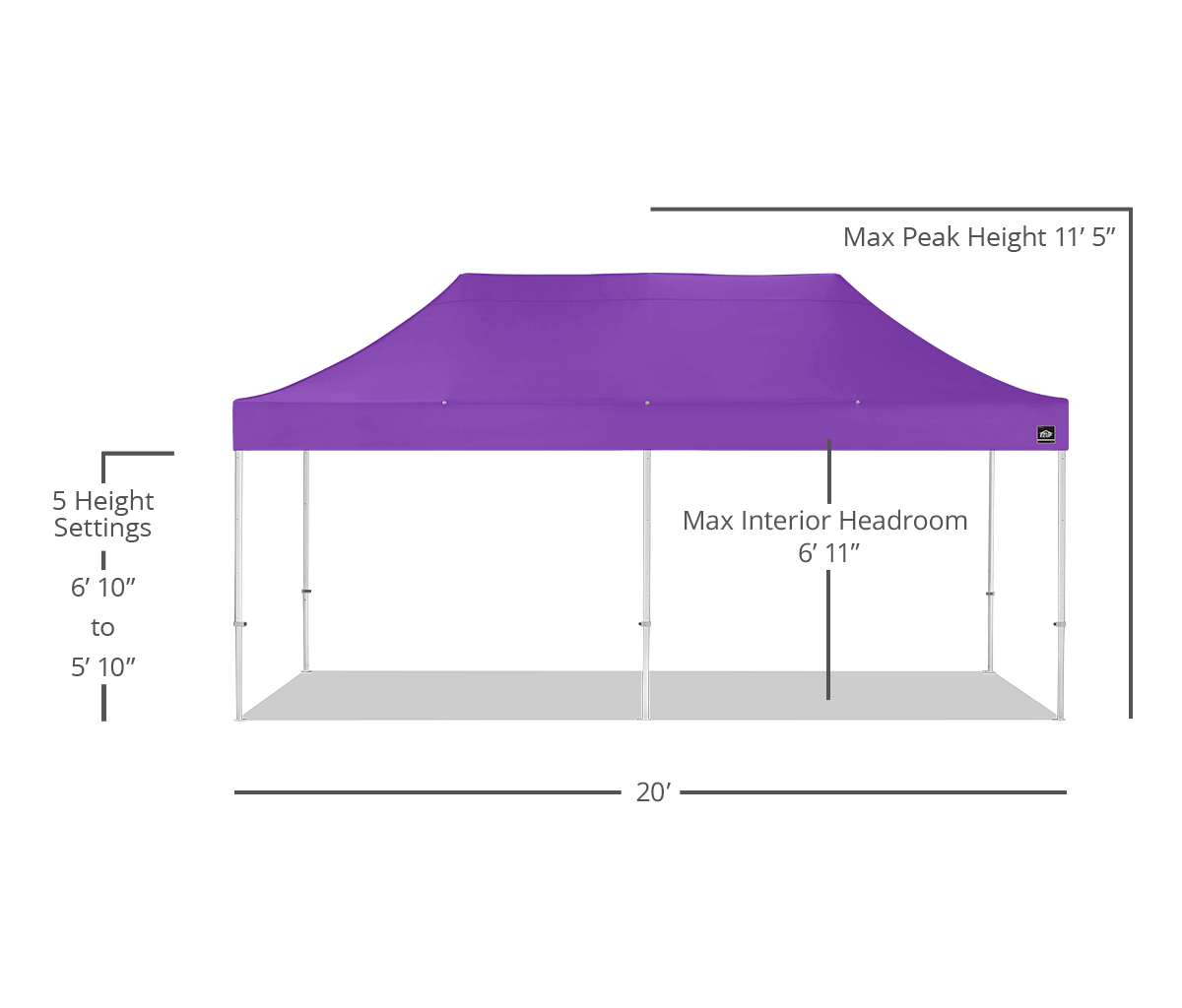 Endeavor® 10' x 20' Canopy