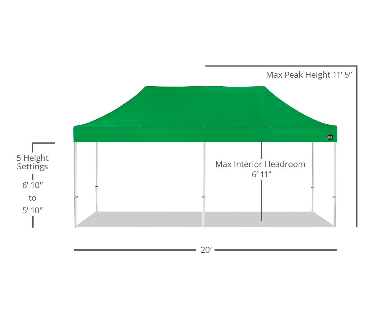 Endeavor® 10' x 20' Canopy
