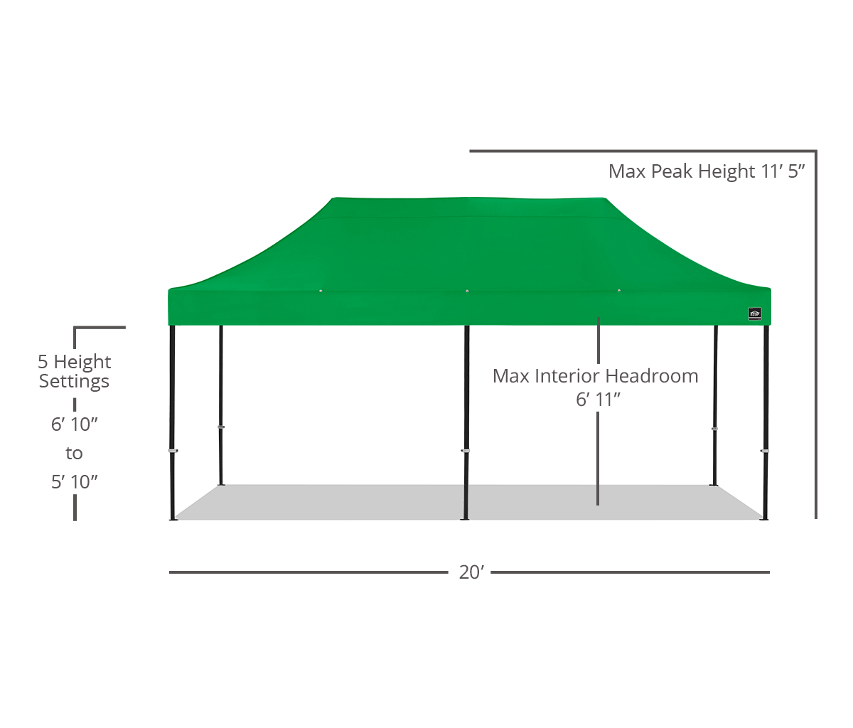 Endeavor® 10' x 20' Canopy