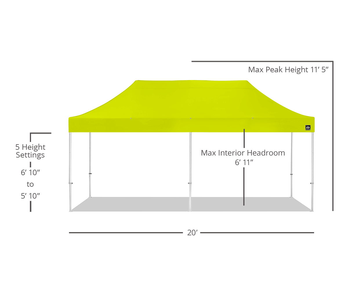 Endeavor® 10' x 20' Canopy