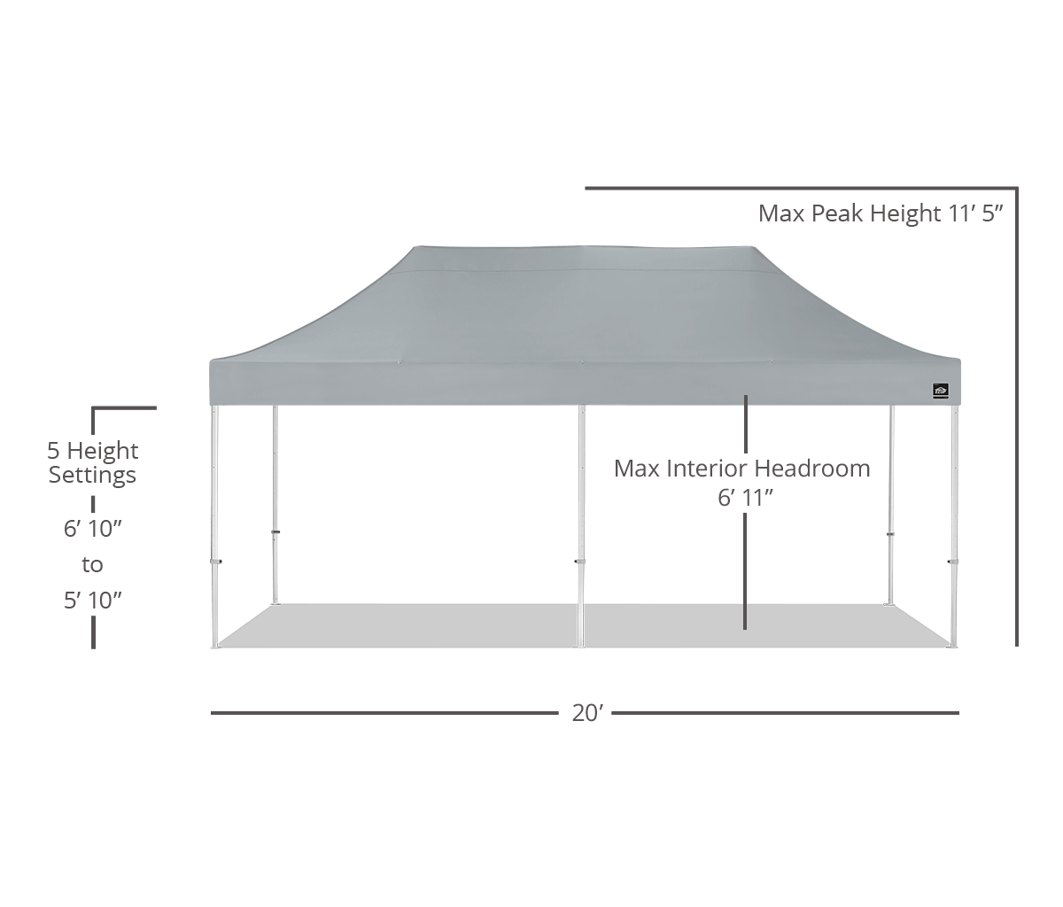 Endeavor® 10' x 20' Canopy