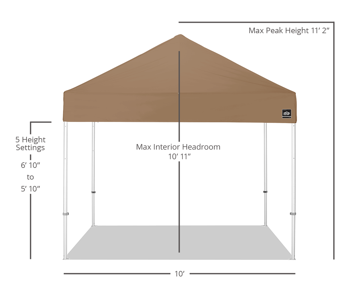 Endeavor™ MAX 10' x 10' Canopy
