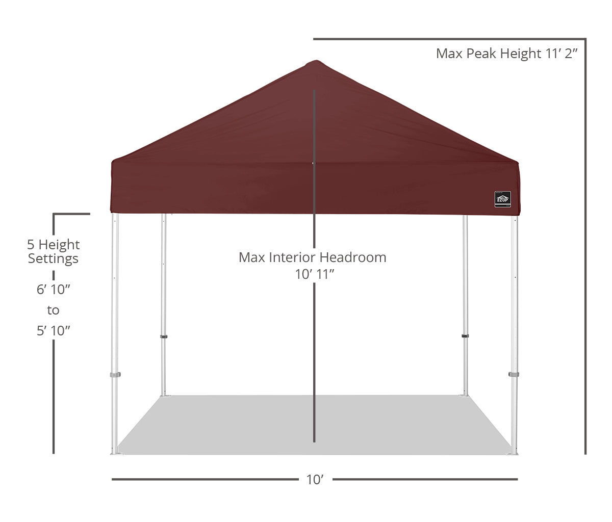 Endeavor™ MAX 10' x 10' Canopy