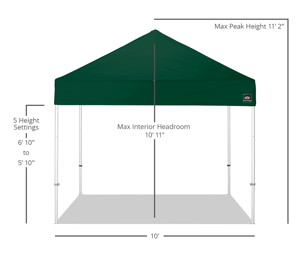 Endeavor™ MAX 10' x 10' Canopy