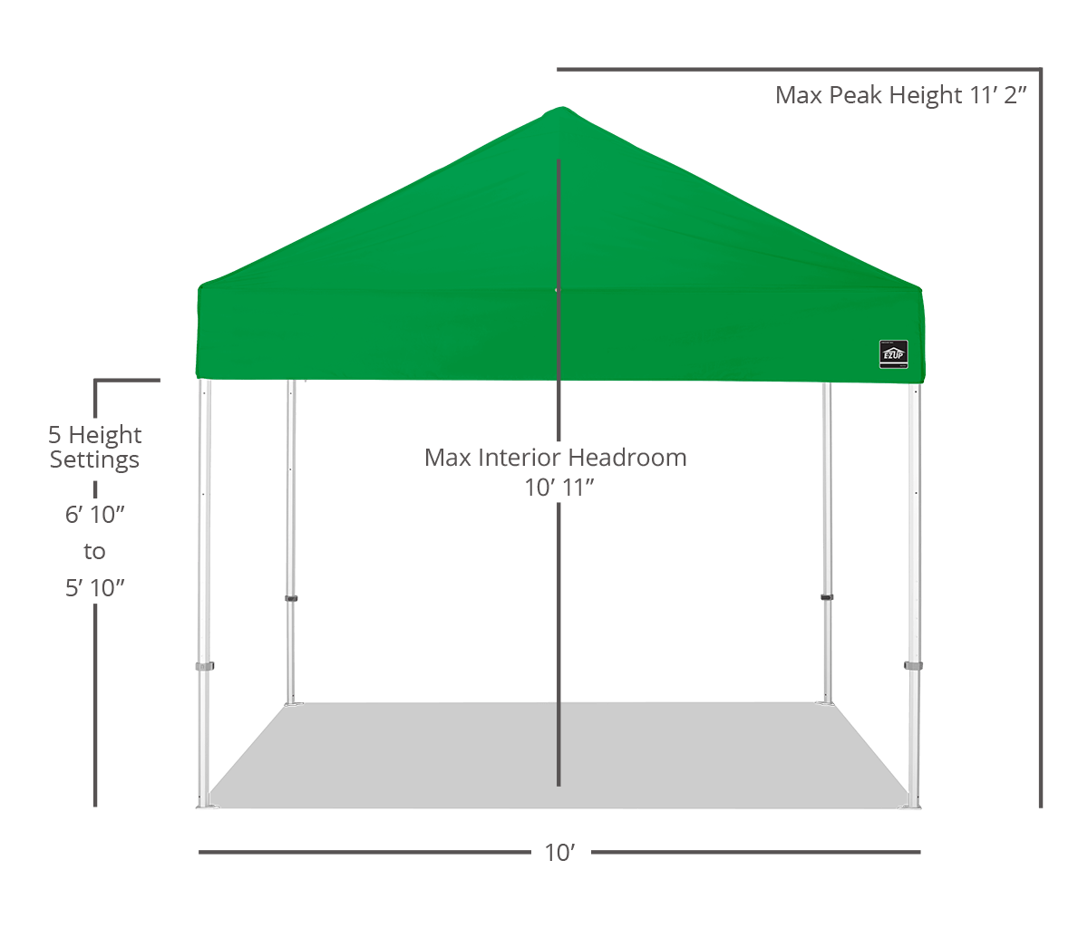 Endeavor™ MAX 10' x 10' Canopy