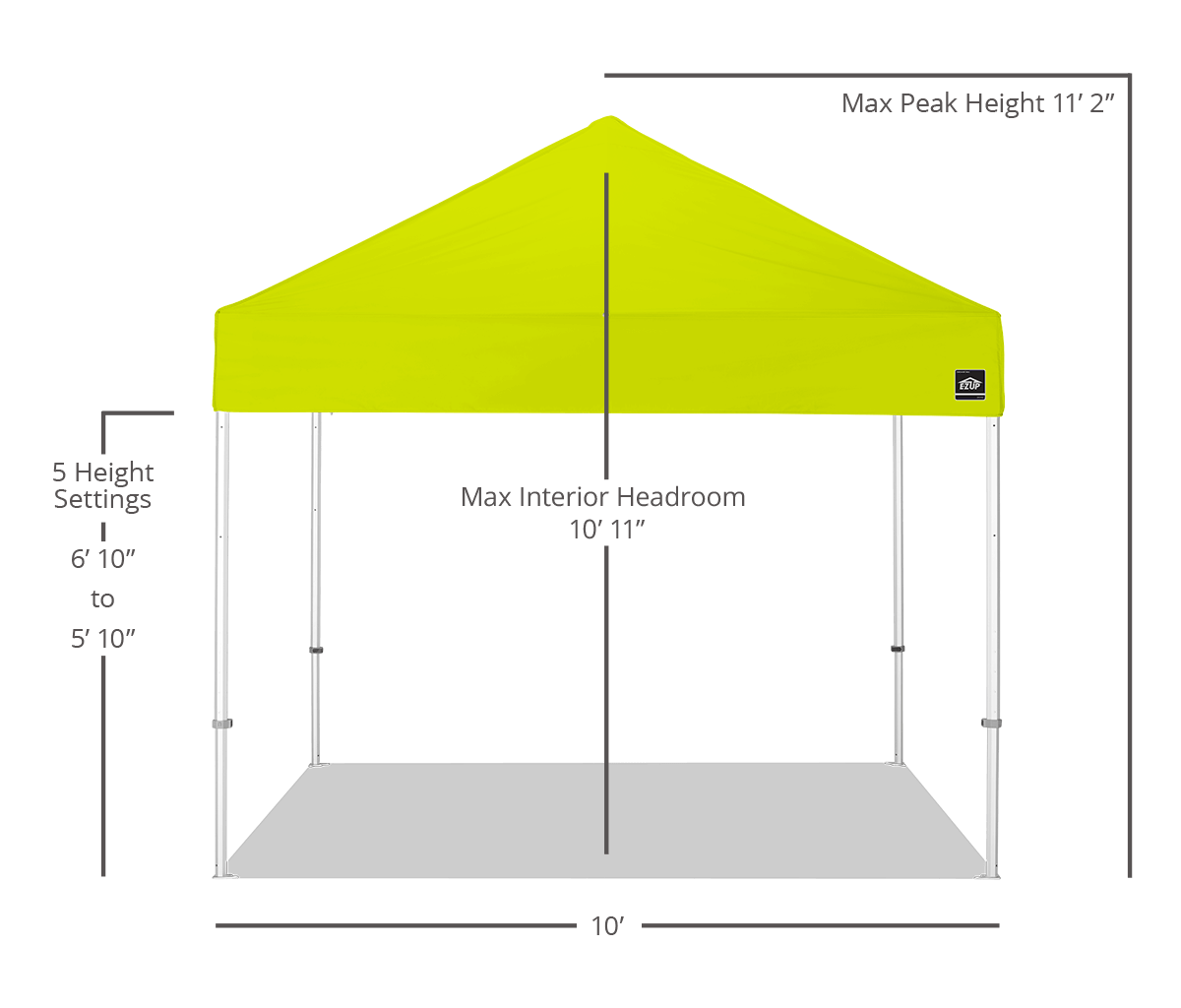 Endeavor™ MAX 10' x 10' Canopy