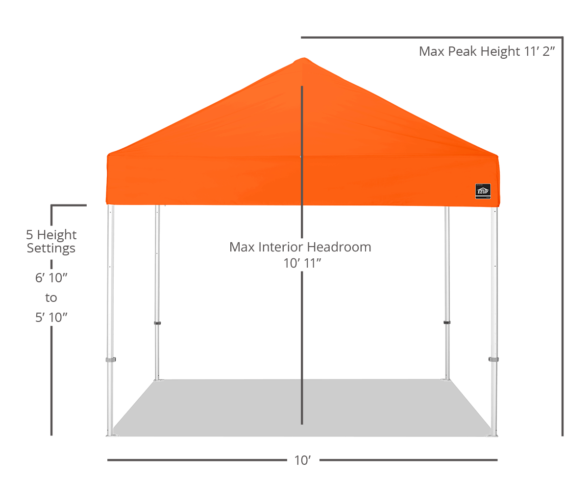 Endeavor™ MAX 10' x 10' Canopy