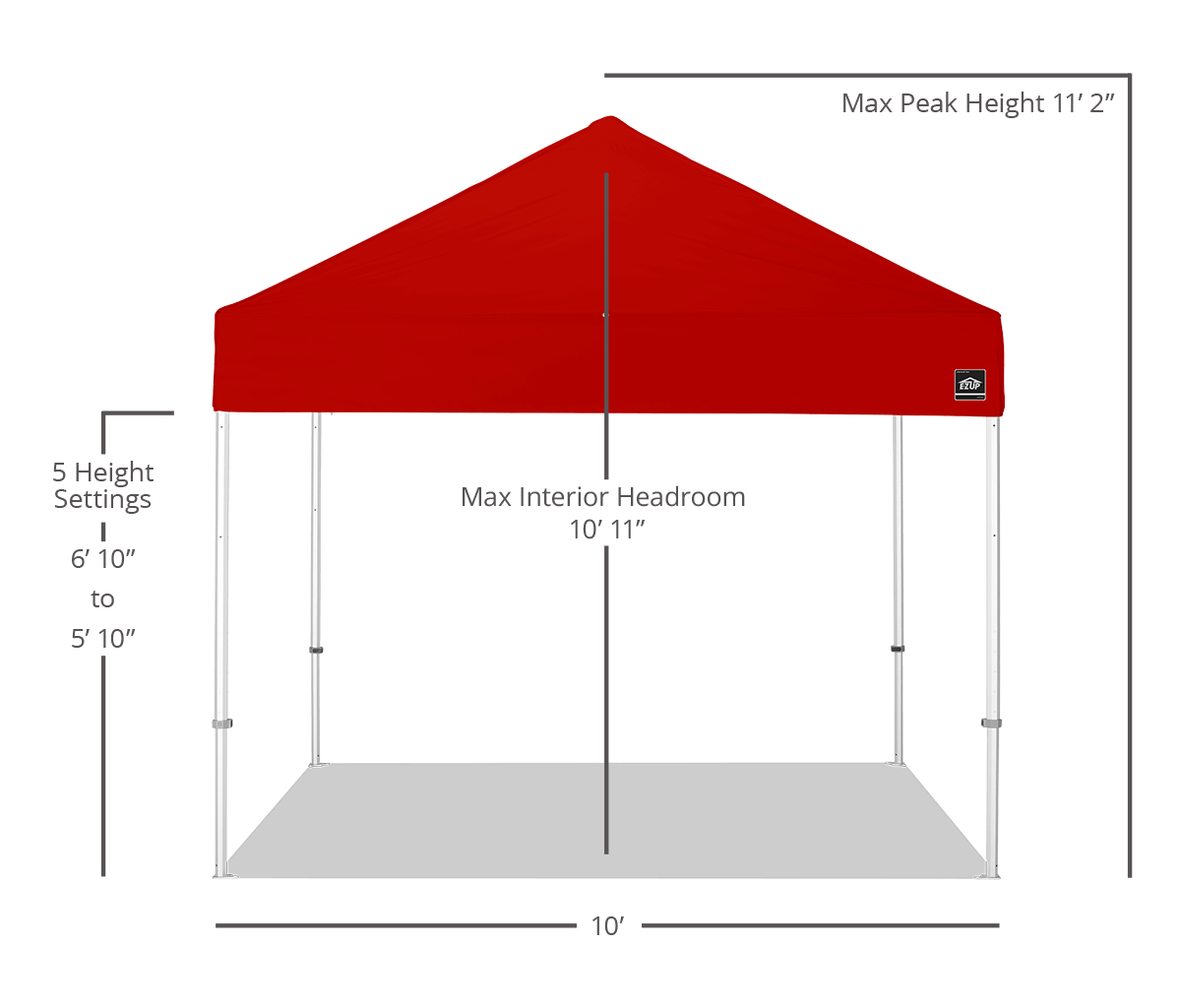 Endeavor™ MAX 10' x 10' Canopy