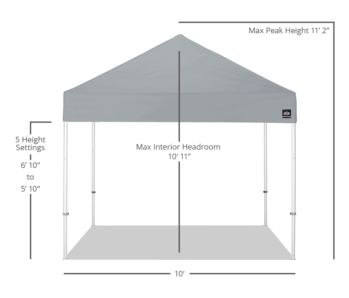 Endeavor™ MAX 10' x 10' Canopy