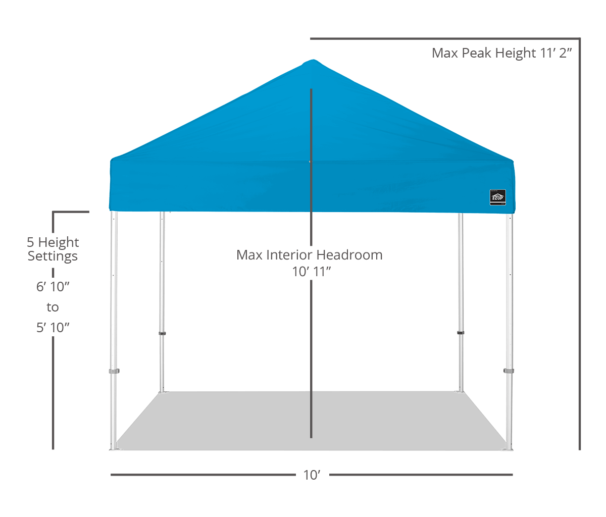 Endeavor™ MAX 10' x 10' Canopy