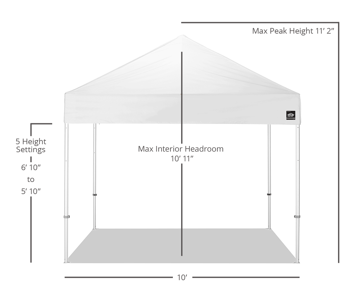 Endeavor™ MAX 10' x 10' Canopy
