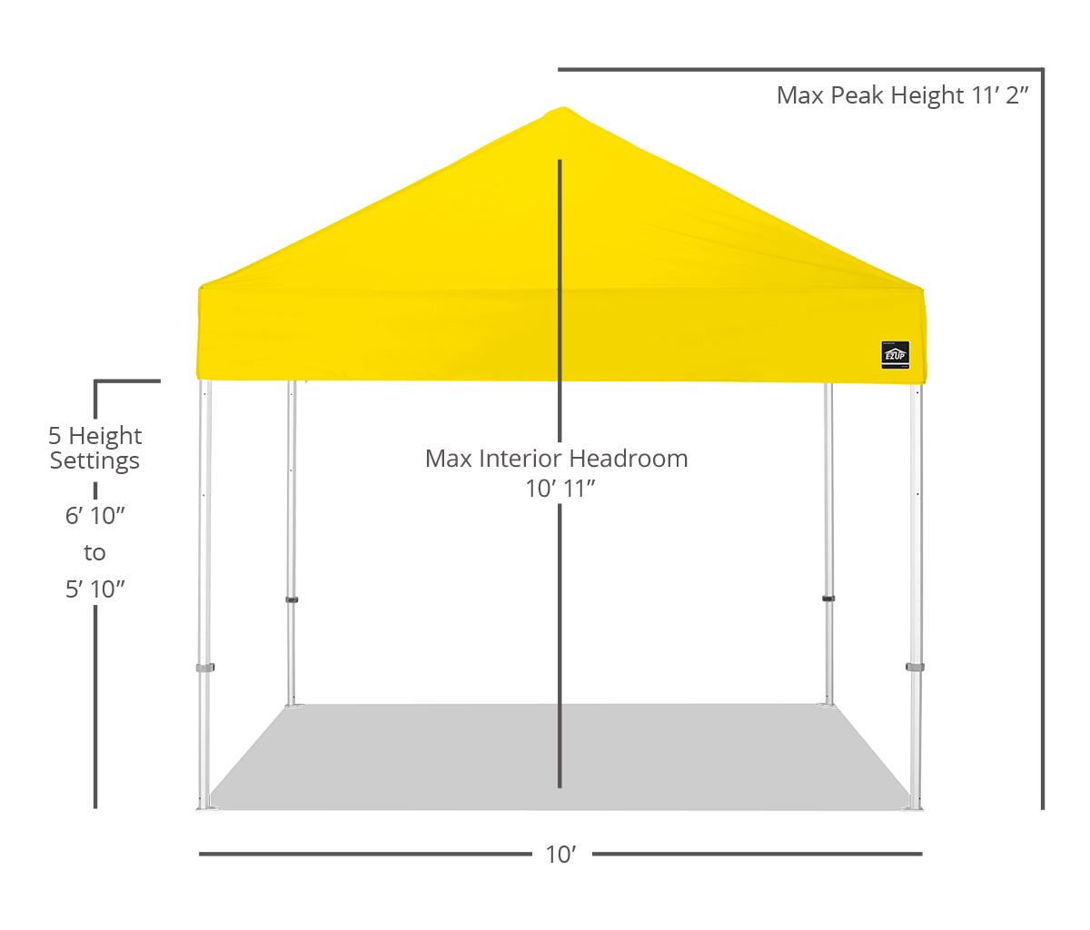 Endeavor™ MAX 10' x 10' Canopy