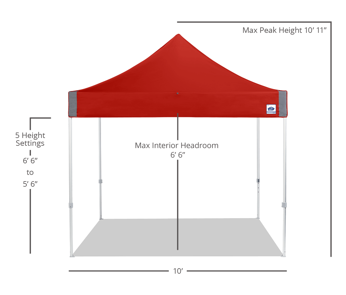 Express™ 10' x 10' Aluminum Canopy