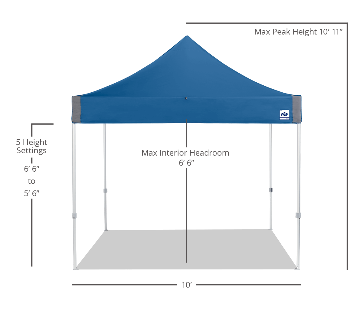 Express™ 10' x 10' Aluminum Canopy