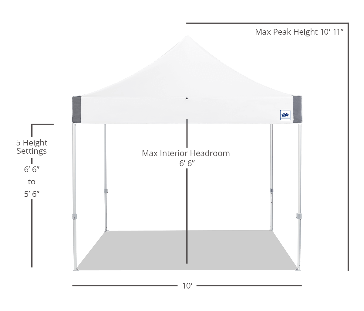 Express™ 10' x 10' Aluminum Canopy