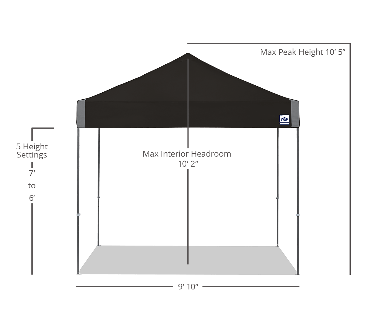 Pyramid™ 10' x 10' Canopy
