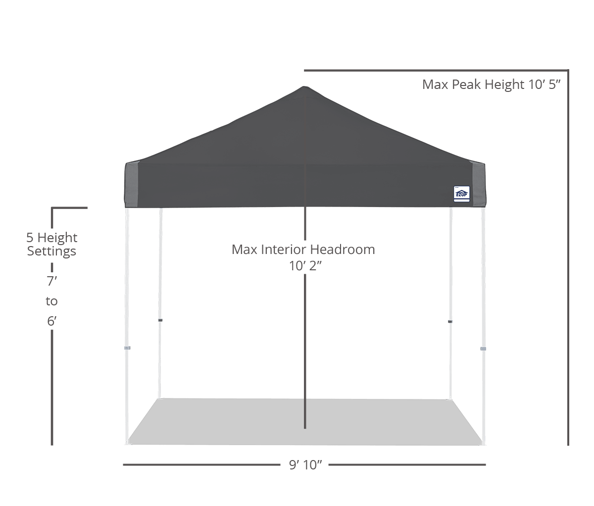 Pyramid™ 10' x 10' Canopy