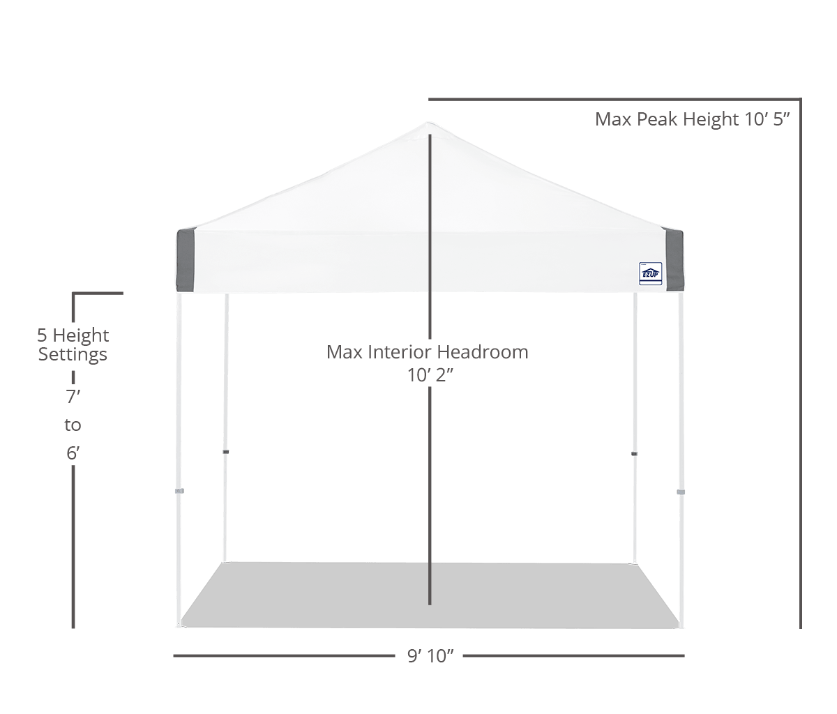 Pyramid™ 10' x 10' Canopy