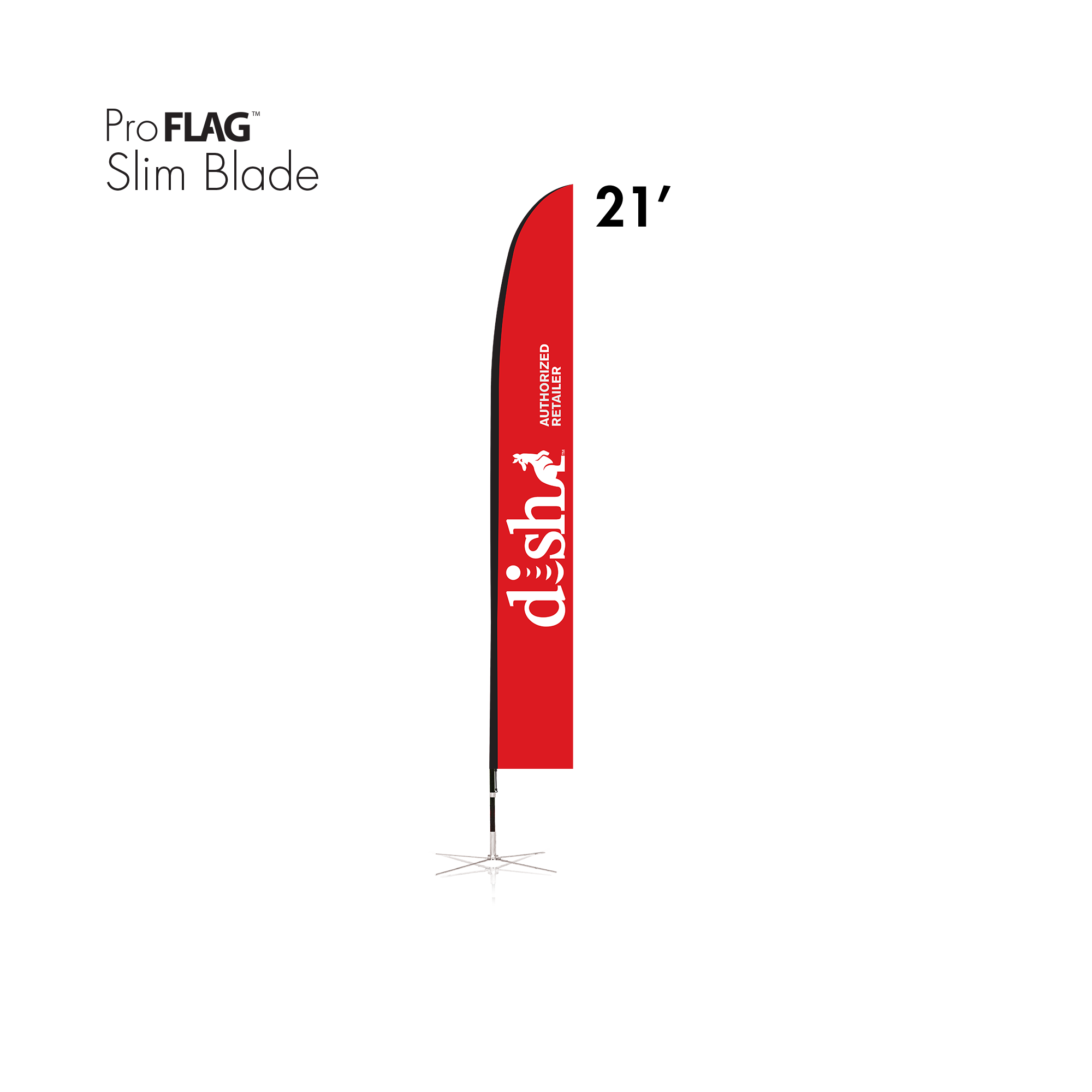 Drapeau Blade Slim