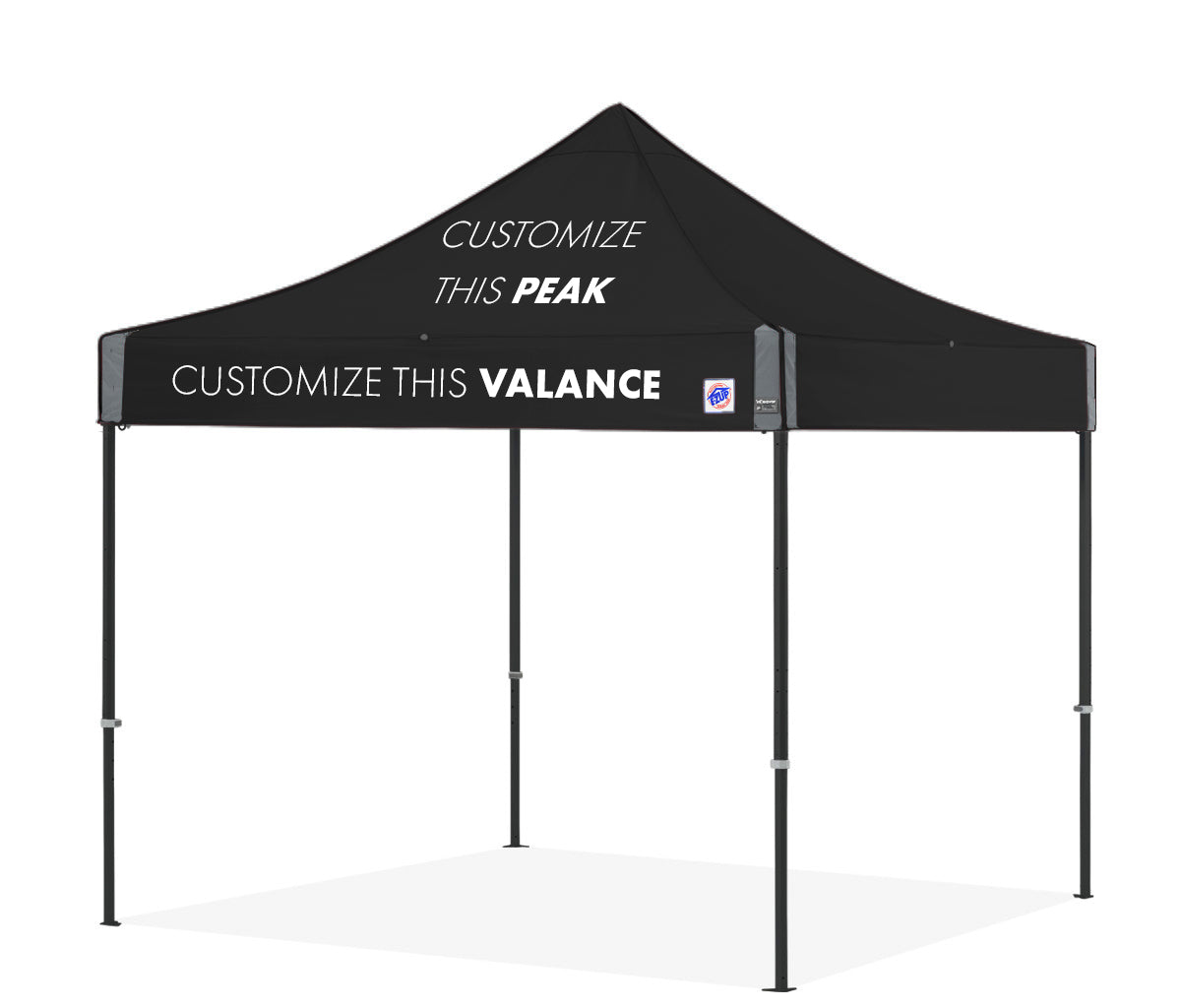 Abri personnalisé Endeavor® 10' x 10'