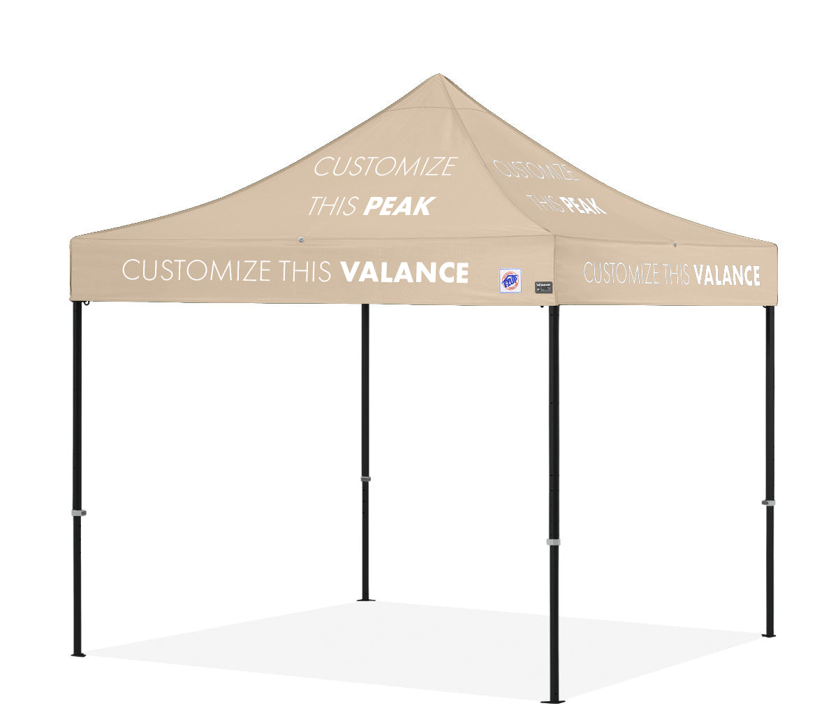 Abri personnalisé Endeavor® 10' x 10'