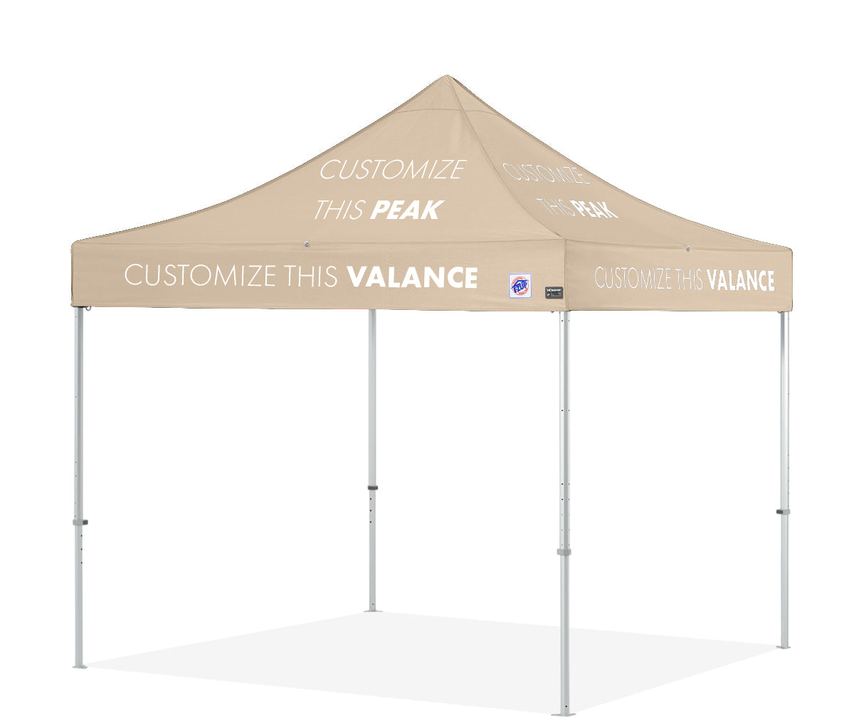 Abri personnalisé Endeavor® 10' x 10'