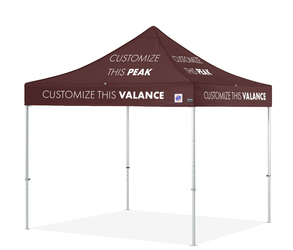 Abri personnalisé Endeavor® 10' x 10'