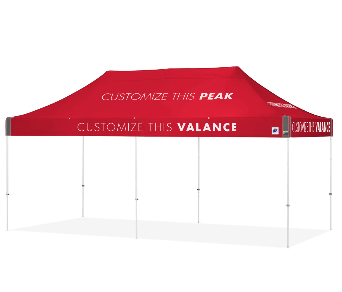 Abri personnalisé Vantage® 10' x 20'