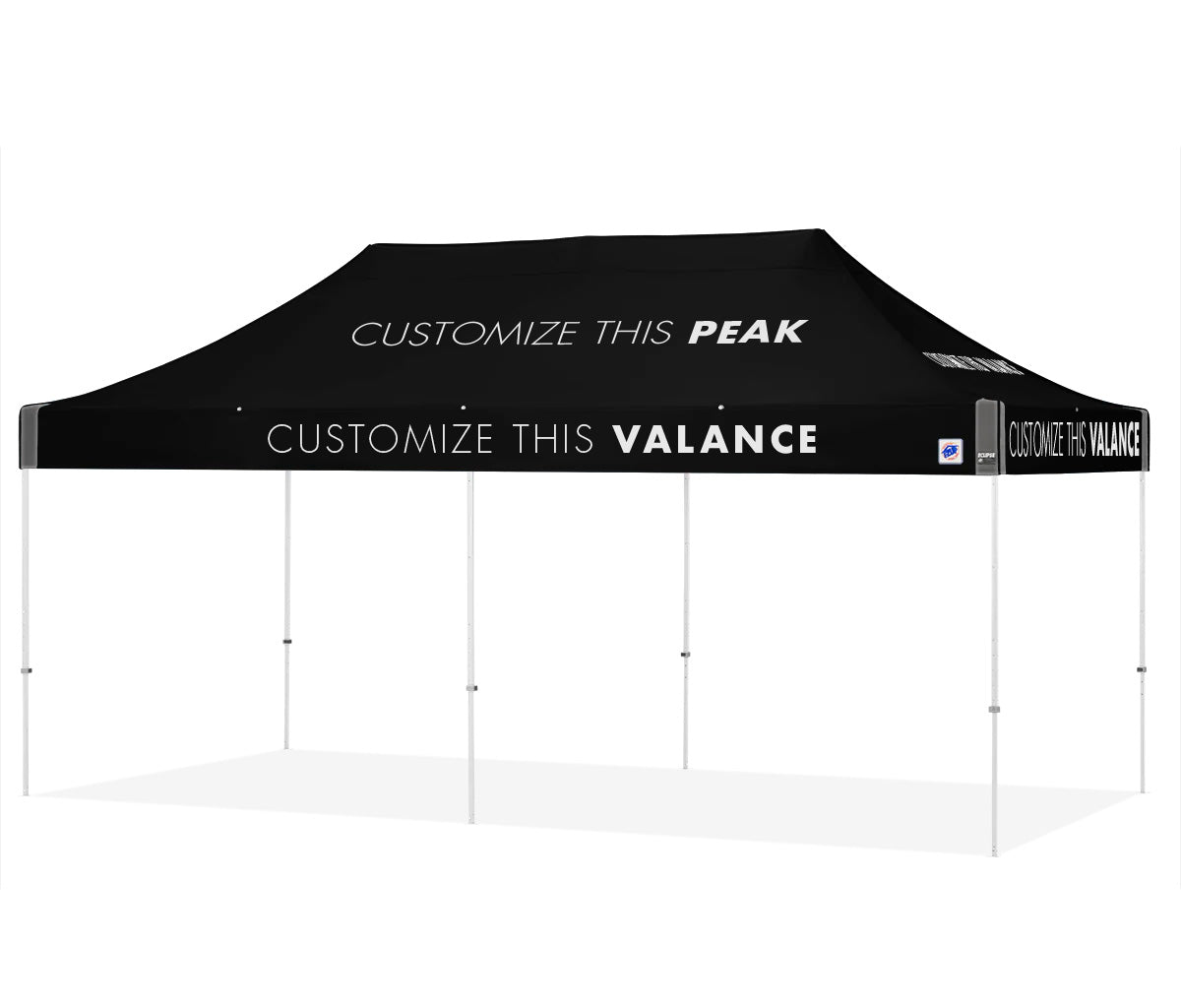 Abri personnalisé Vantage® 10' x 20'