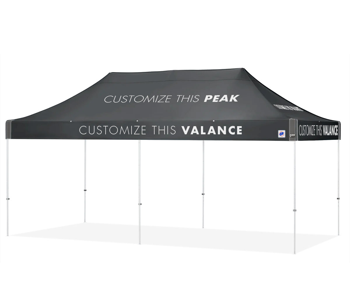 Abri personnalisé Vantage® 10' x 20'