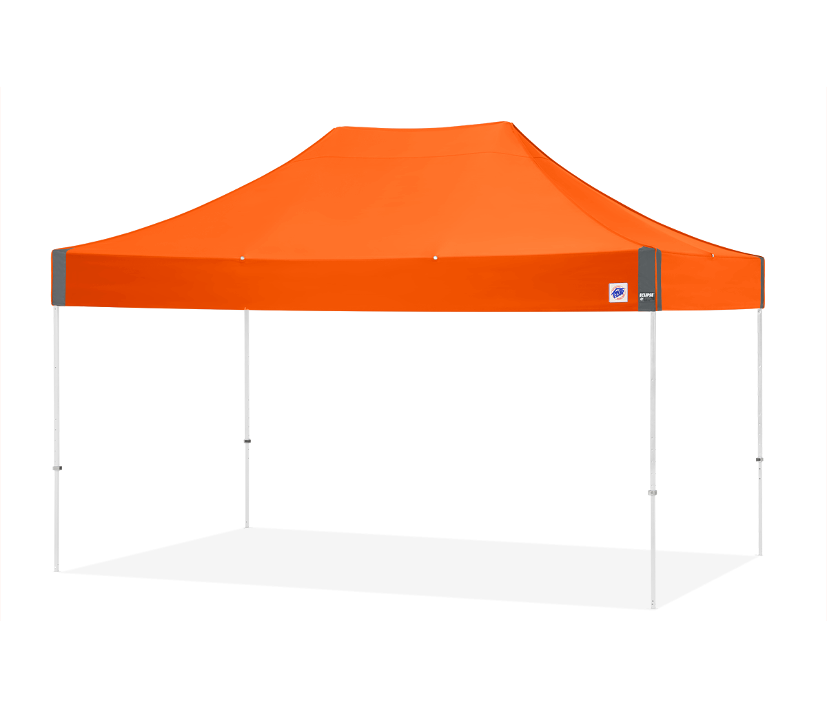 Eclipse, 15'(4.5m) Shelter,White Frame, Orange Top, Custom ,CB