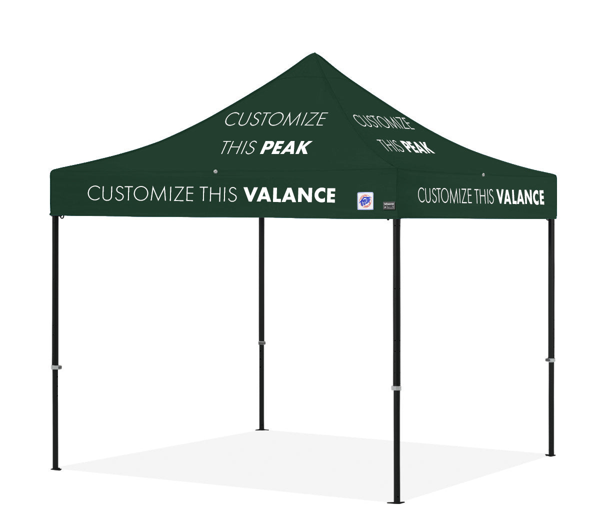 Abri personnalisé Endeavor® 10' x 10'