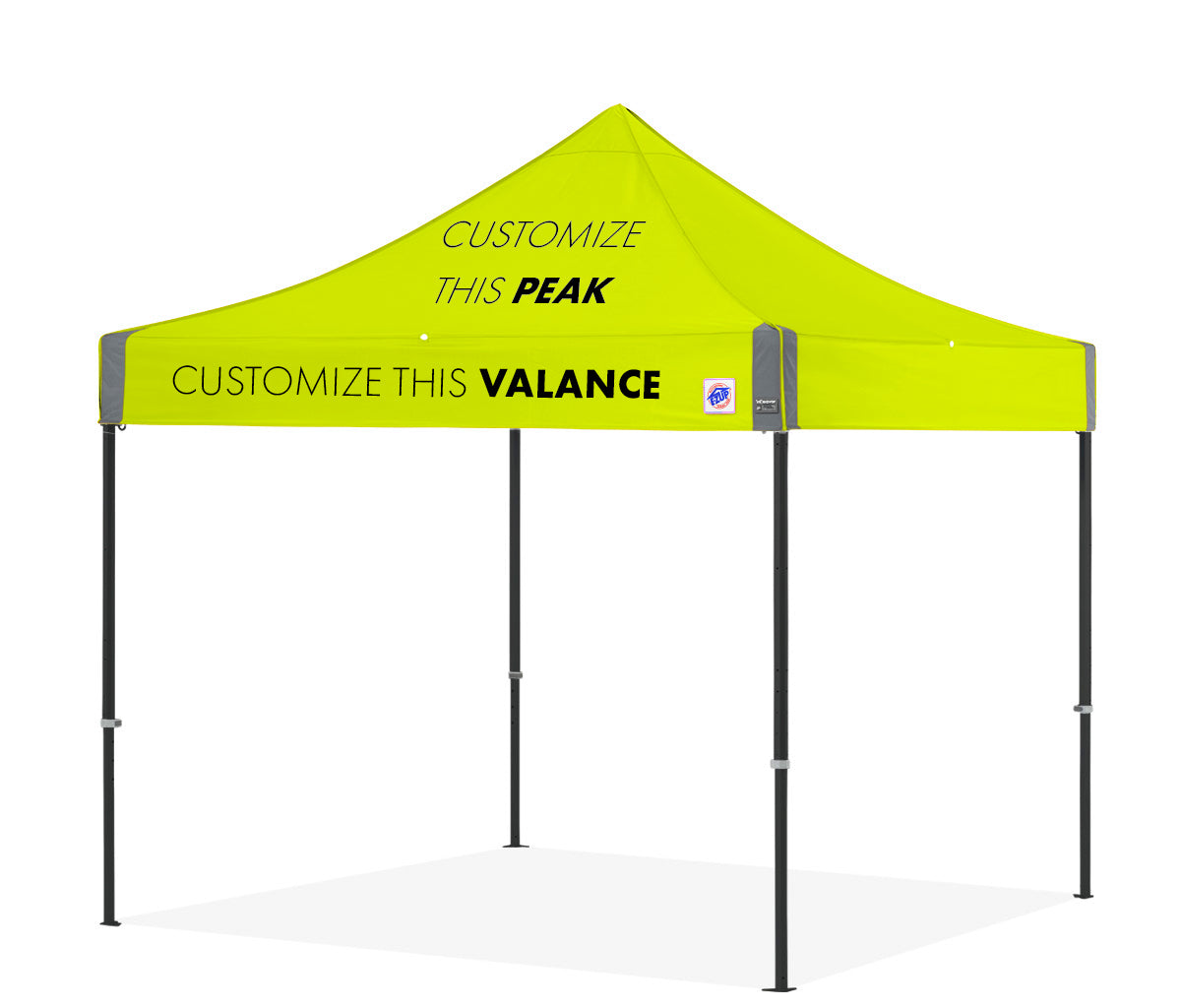 Abri personnalisé Endeavor® 10' x 10'