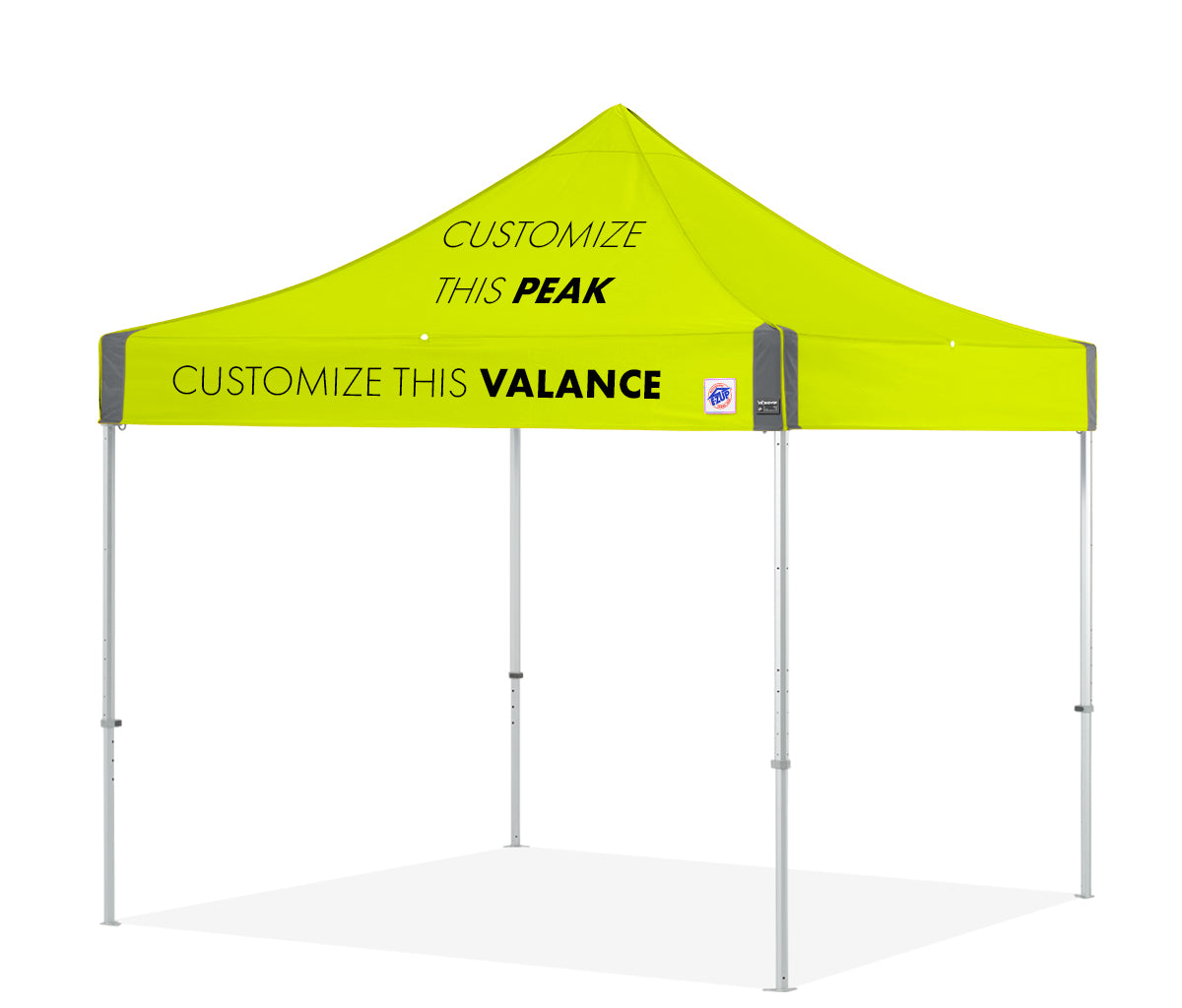 Abri personnalisé Endeavor® 10' x 10'