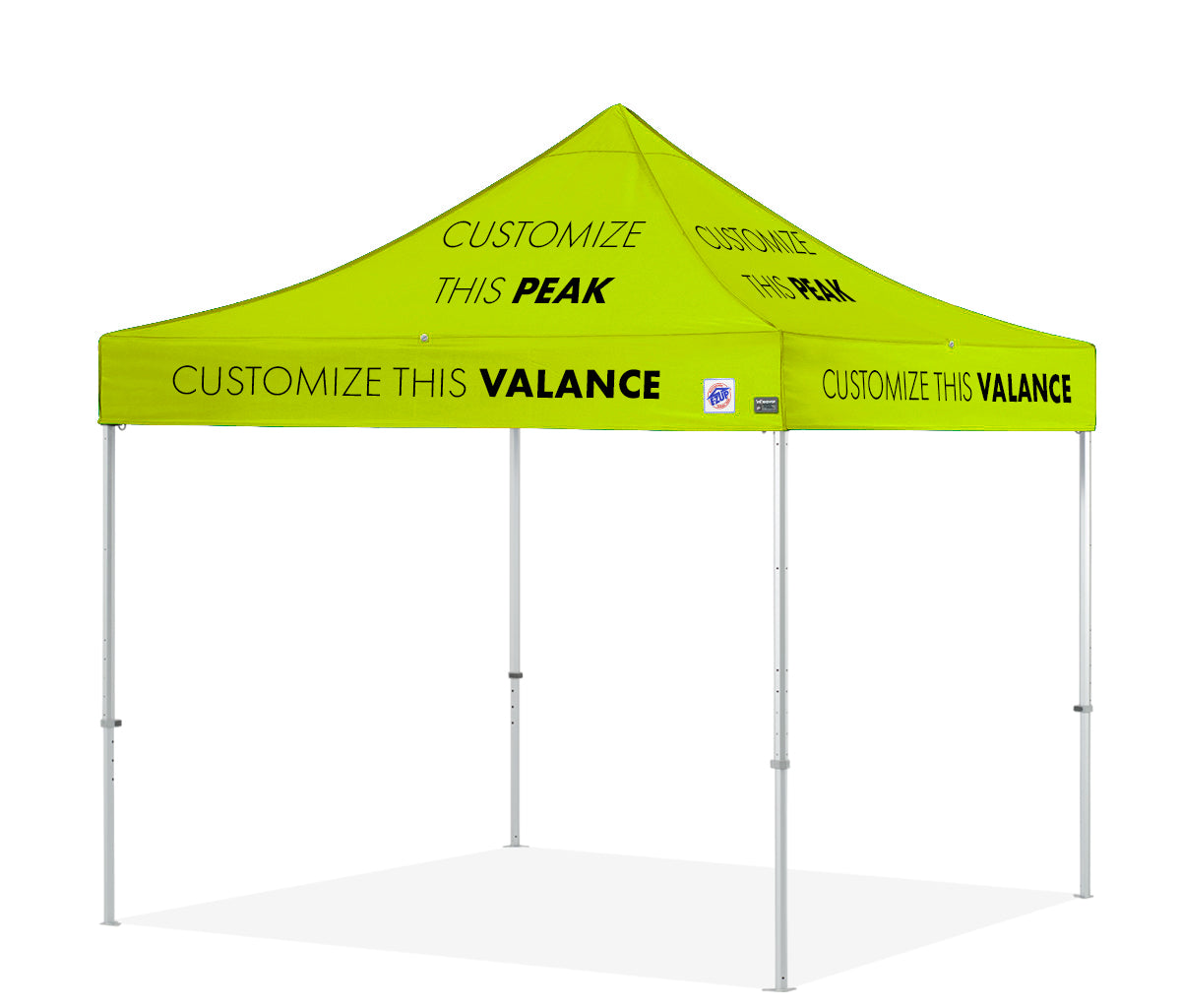 Abri personnalisé Endeavor® 10' x 10'