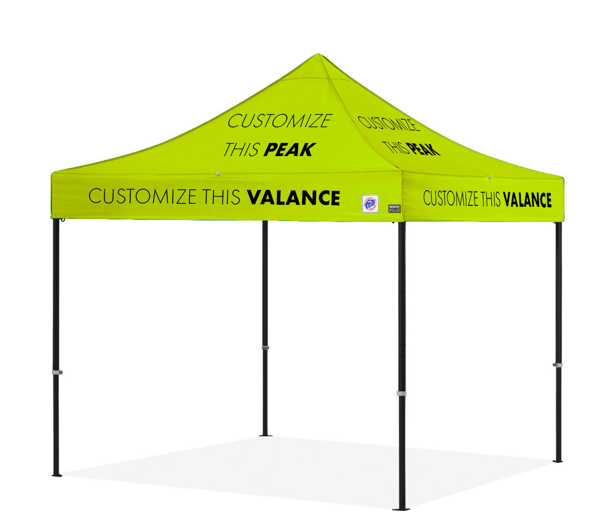 Abri personnalisé Endeavor® 10' x 10'