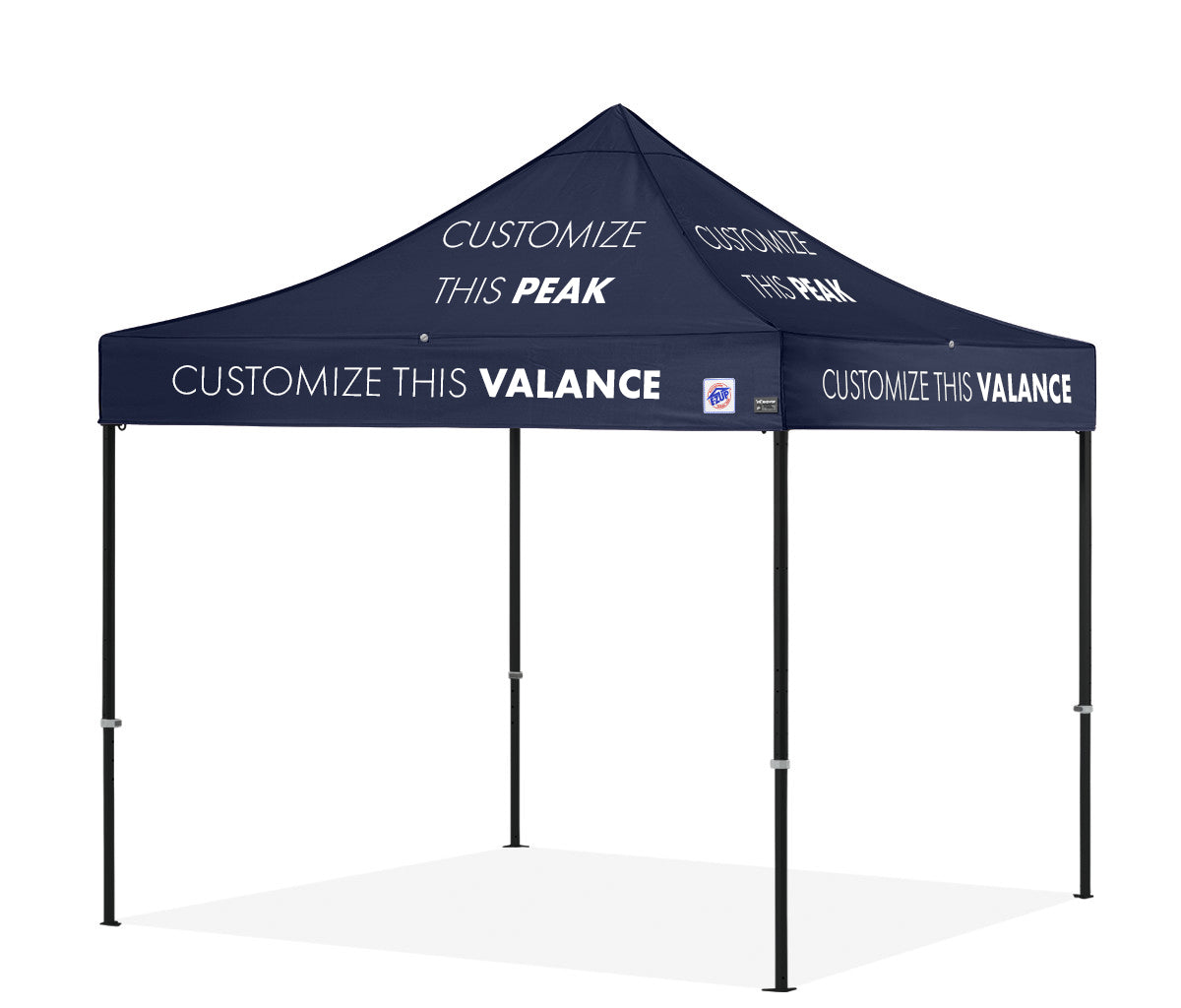 Abri personnalisé Endeavor® 10' x 10'