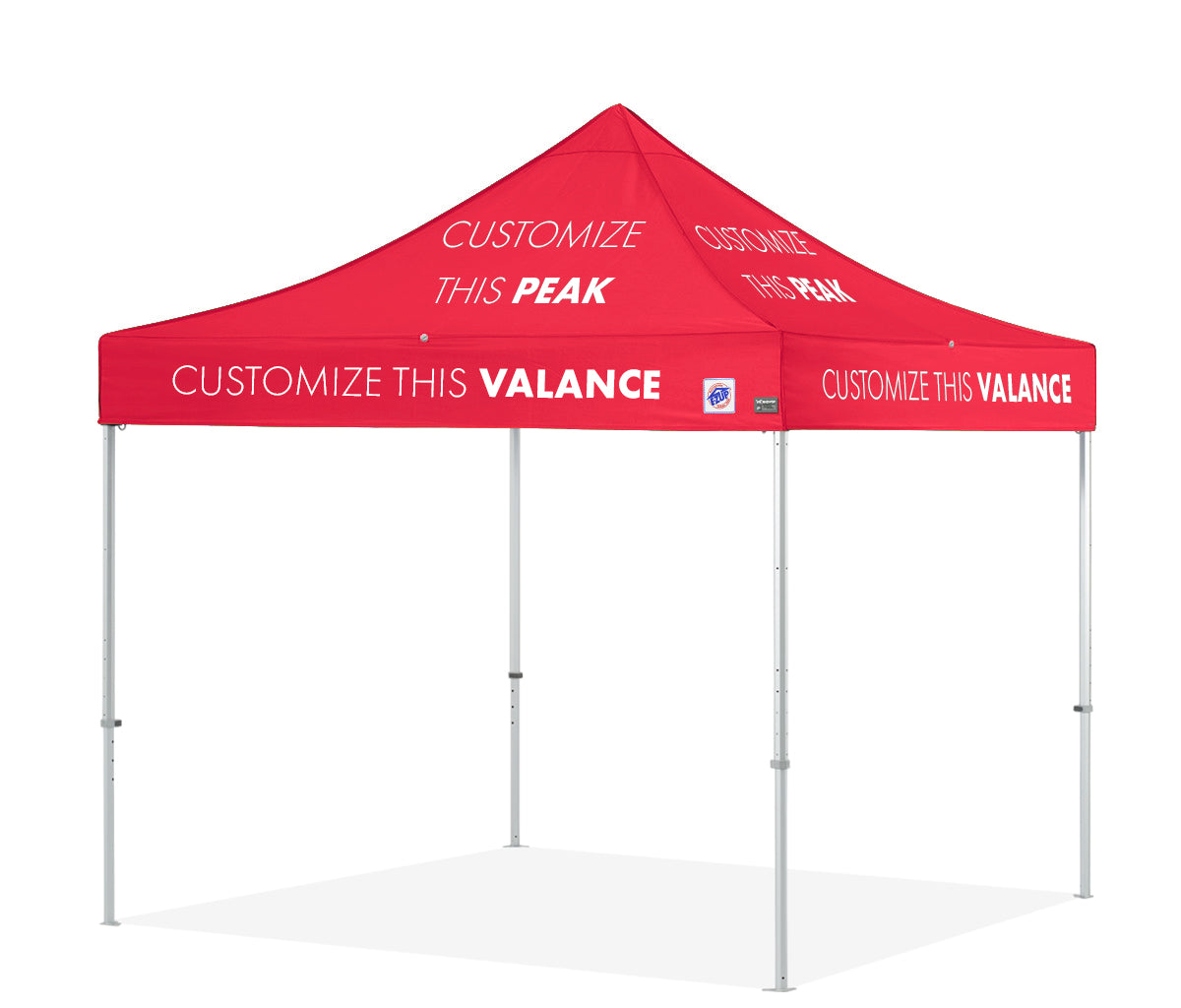 Abri personnalisé Endeavor® 10' x 10'