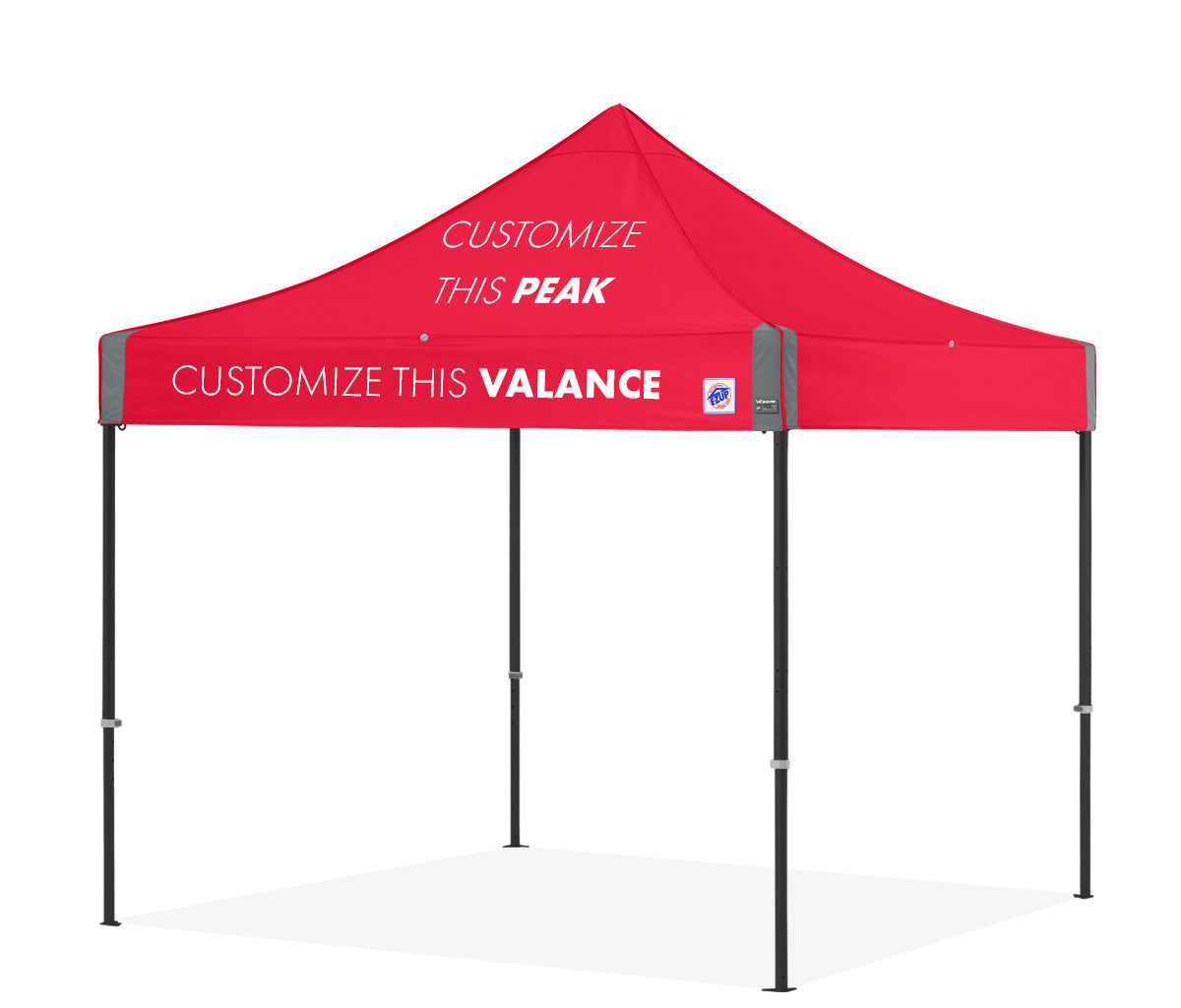 Abri personnalisé Endeavor® 10' x 10'